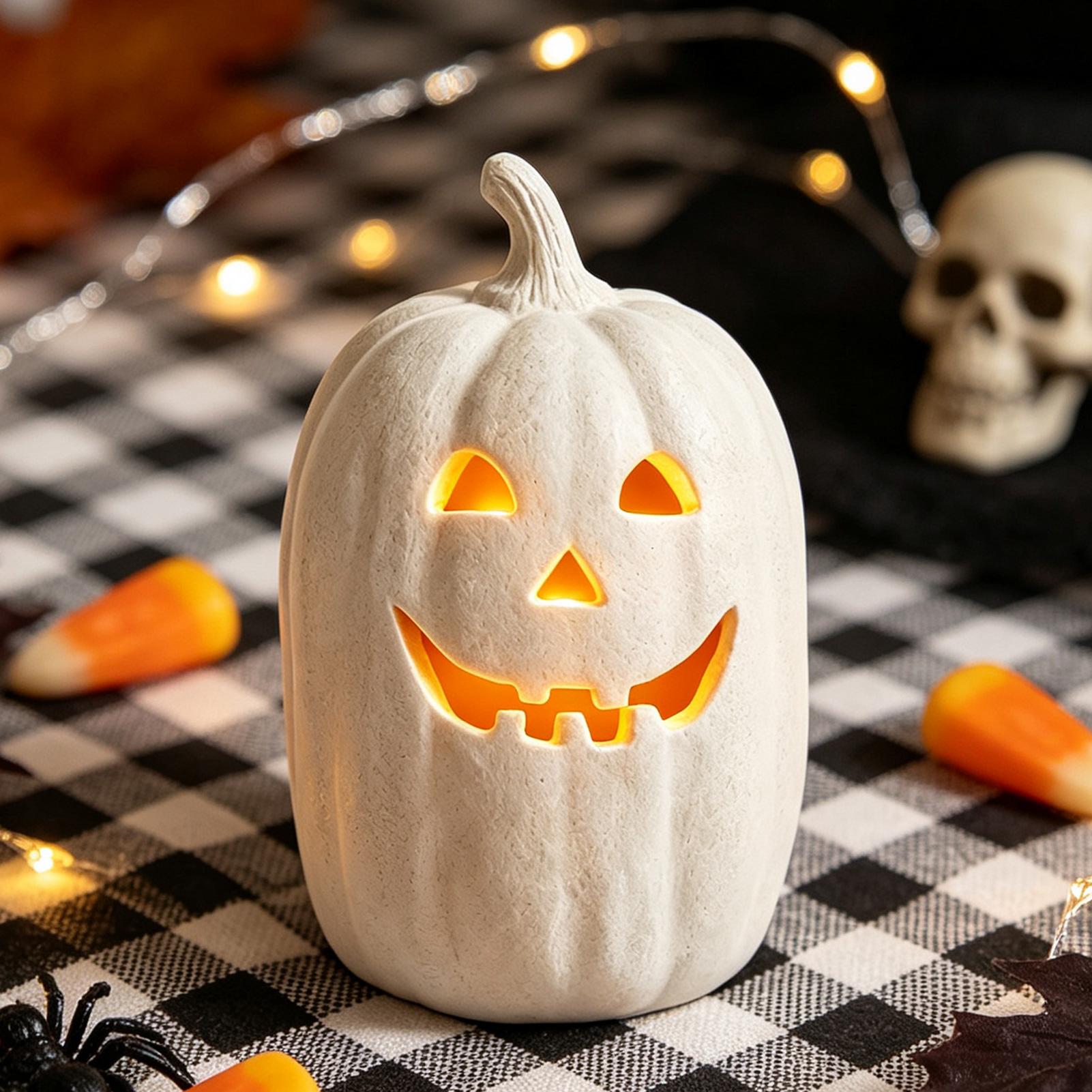 Home Decor Halloween - 할로윈 호박 공예품 레진 호박 수제