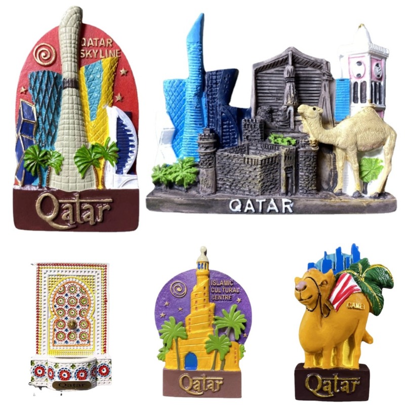 Home Decor Qatar - 카타르 냉장고 자석, 중동 여행 기념품