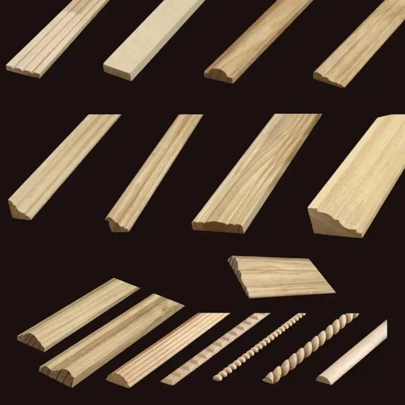 Home Decor Wall Molding - 장식용 목재 몰딩 목재 가구 응용