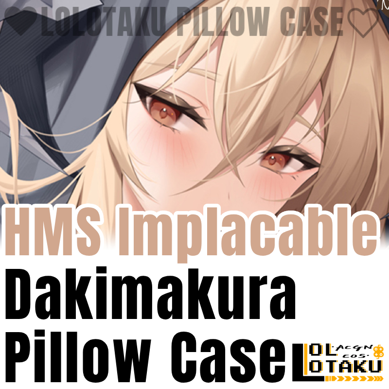 Home Decor Xmas - HMS Implacable Dakimakura Azur Lane 베개