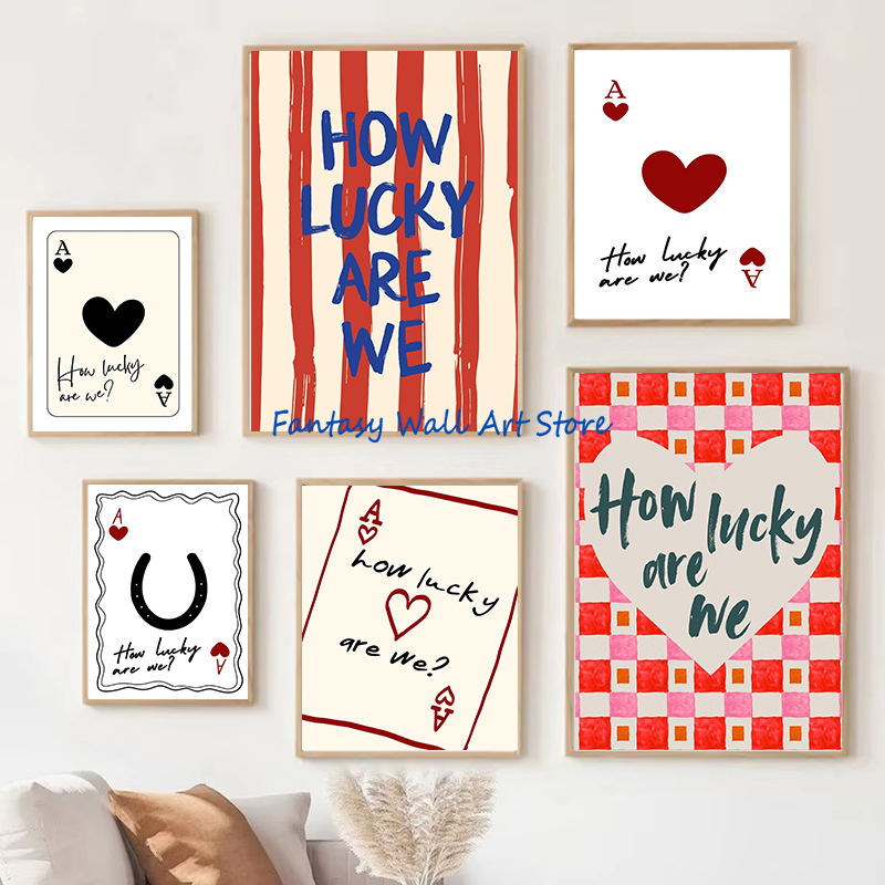 Home Decor How To - 우리가 얼마나 행운인가 트렌디한 인용문 로맨틱