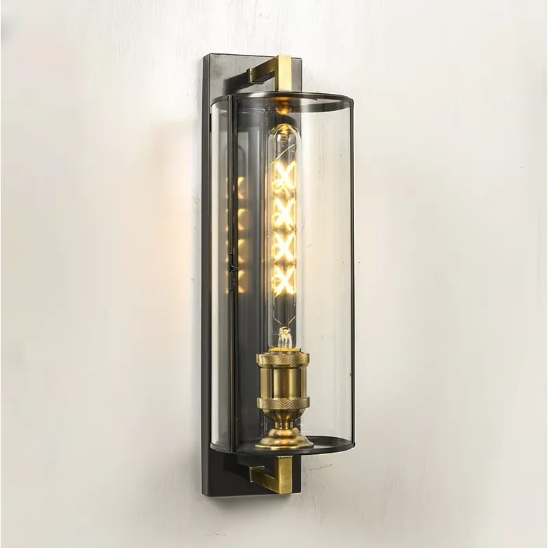 Home Decor Gold - 현대적인 골드 원통형 LED 펜던트 조명
