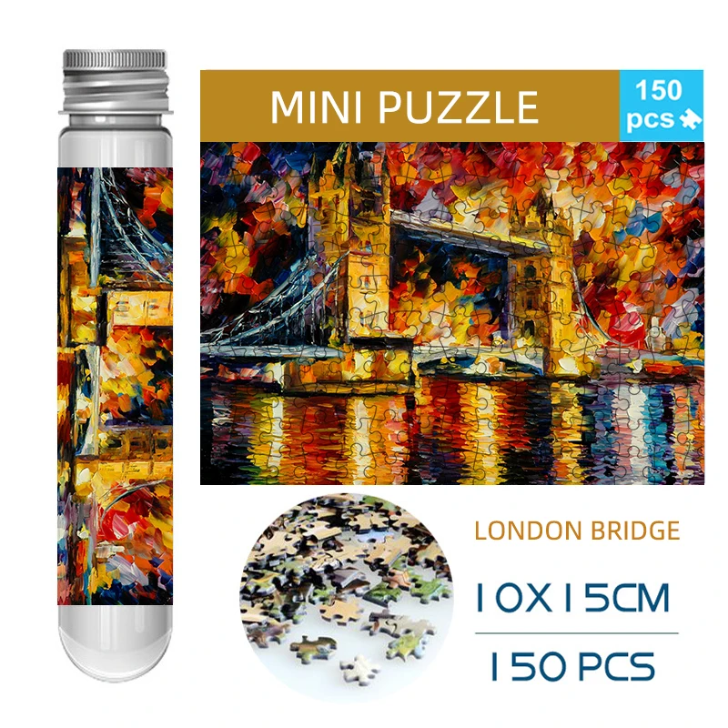 Home Decor London - 150pcs 미니 테스트 튜브 퍼즐 런던