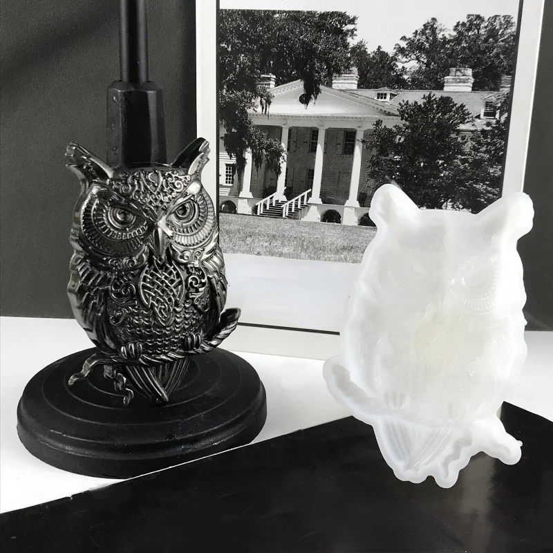 Home Decor Wall Molding - 크리 에이 티브 올빼미 장식품 에폭시
