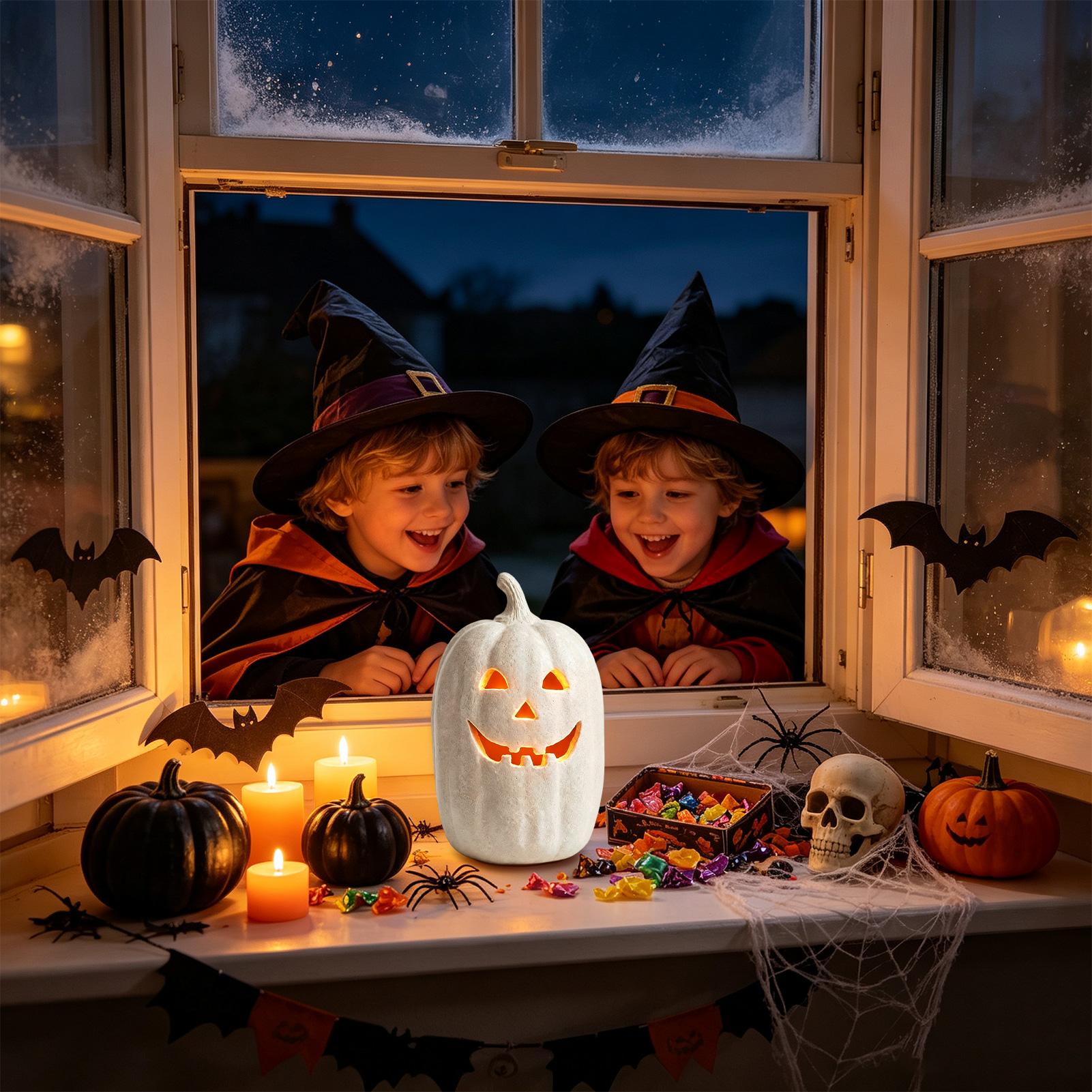 Home Decor Halloween - 할로윈 호박 장식 레진 호박 수제