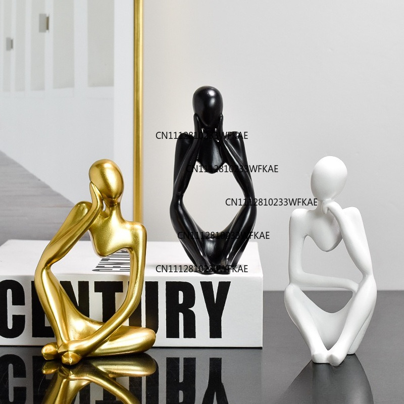 라이트 럭셔리 크리에이티브 미니 좌우 레진 수공예품 홈 - Home Decor Handicraft 리뷰 및 가격