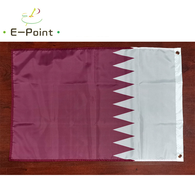 카타르 국기 2피트*3피트(60*90cm) 3피트*5피 - Home Decor Qatar 리뷰 및 가격