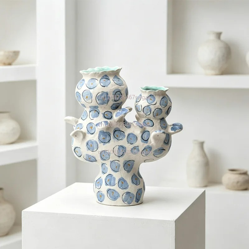 화병 홈 데코레이션 창의적인 예술 세라믹 병 화분 도자 - Home Decor Handicraft 리뷰 및 가격