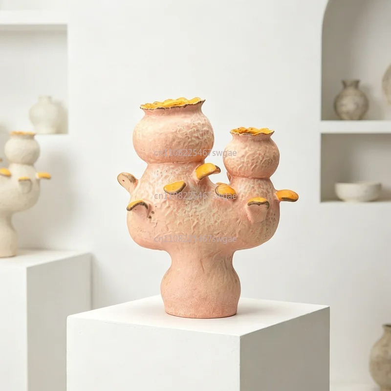 화병 홈 데코레이션 창의적인 예술 세라믹 병 화분 도자 - Home Decor Handicraft 리뷰 및 가격