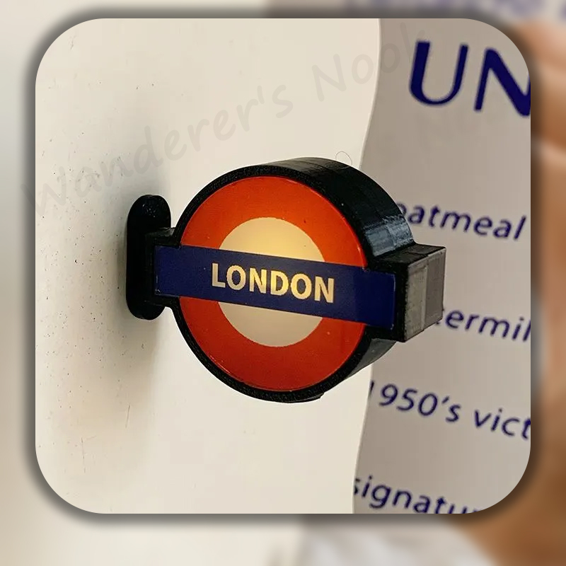 런던 지하철 라운델 라이트업 냉장고 자석 야광 역 표지 - Home Decor London 리뷰 및 가격