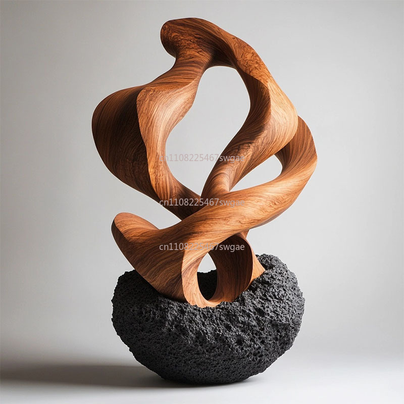 조각상 홈 데코레이션 액세서리 레진 공예품 속이 빈 나 - Home Decor Handicraft 리뷰 및 가격