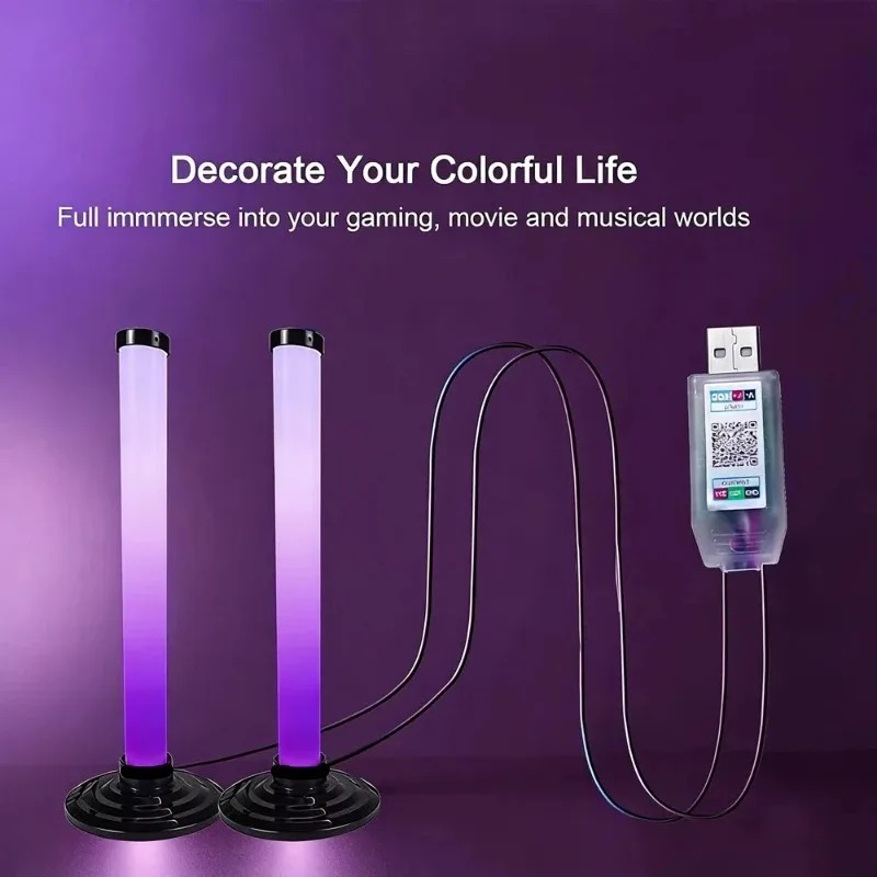 RGB LED 라이트 바 USB 전원, 블루투스 앱 원 - Home Decor Free App 리뷰 및 가격