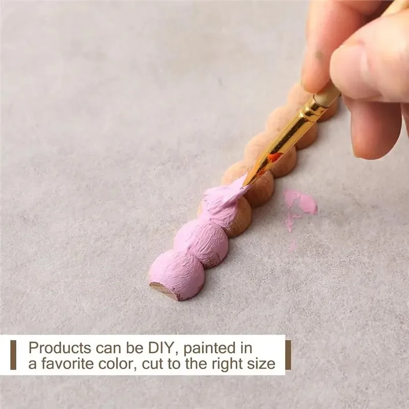 고품질 장식용 비즈 우드 트림 몰딩 미완성 하프 우드  - Home Decor Wall Molding 리뷰 및 가격