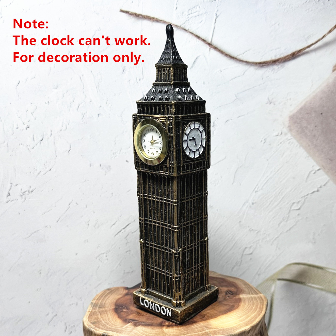 3D 영국 런던 빈티지 빅벤 레진 모형 피규어 홈 데스 - Home Decor London 리뷰 및 가격