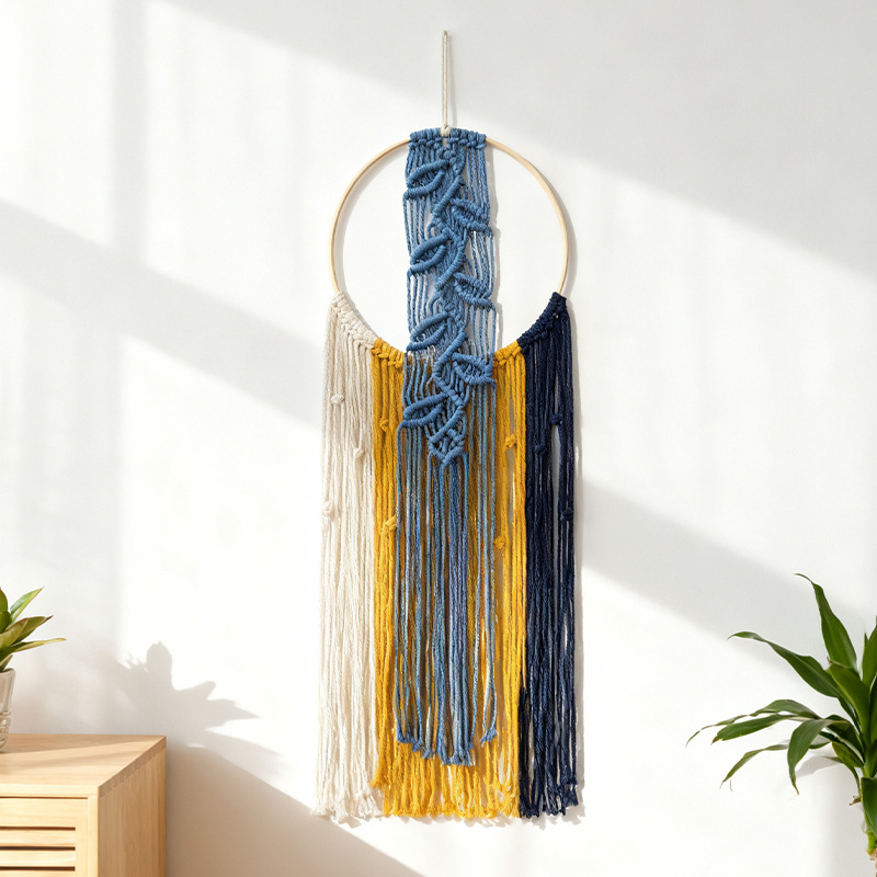29x90cm 그린 보헤미안 수공예 벽걸이 태피스트리  - Home Decor Green 리뷰 및 가격