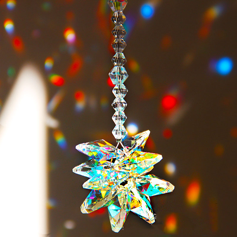 스타 크리스탈 썬캐쳐 허링 프리즘 레인보우 메이커 창문 - Crystal Sun Catcher 리뷰 및 가격