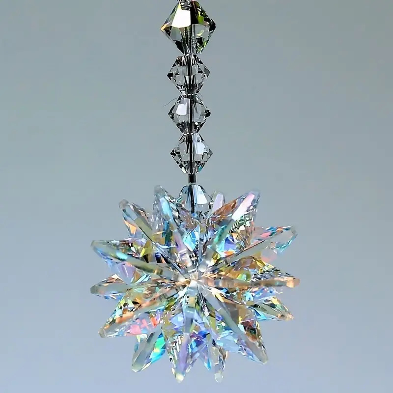 스타 크리스탈 썬캐쳐 허링 프리즘 레인보우 메이커 창문 - Crystal Sun Catcher 리뷰 및 가격