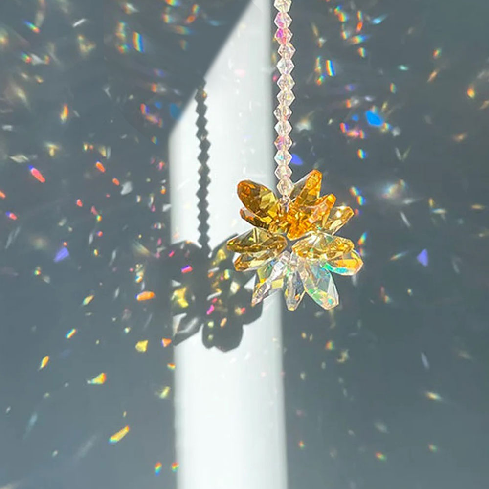 빛나는 유리 선캐쳐 1개, 크리스탈 별 모양의 걸이 장 - Crystal Sun Catcher 리뷰 및 가격