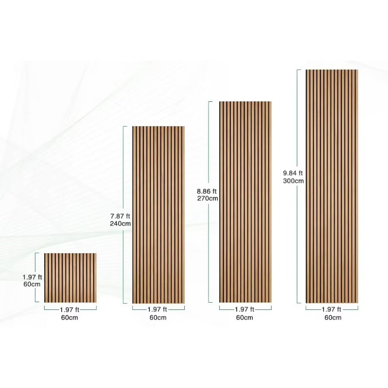 베스트셀러 목재 슬랫형 흡음 패널 천장 타일 MDF 벽 - Home Decor Wall Panels 리뷰 및 가격