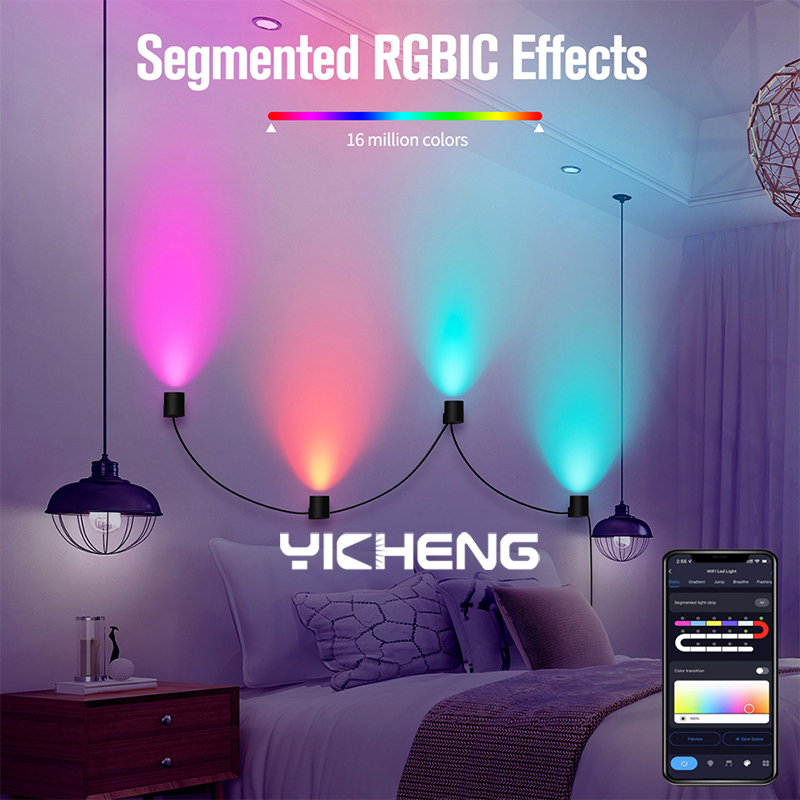 RGBIC 스마트 벽 램프 투야 앱 LED 스포트라이트 - Home Decor Free App 리뷰 및 가격
