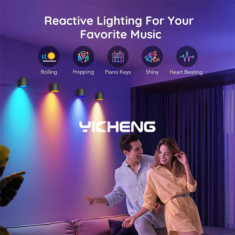 RGBIC 스마트 벽 램프 투야 앱 LED 스포트라이트 - Home Decor Free App 리뷰 및 가격