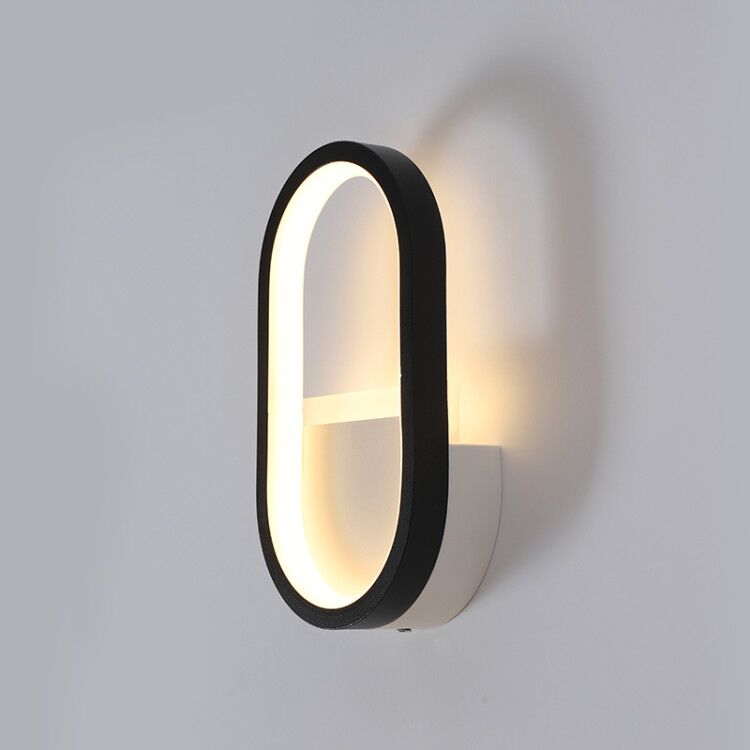 현대적인 북유럽 LED 벽등, 미니멀리스트 블랙 기하학 - Home Decor Gold 리뷰 및 가격