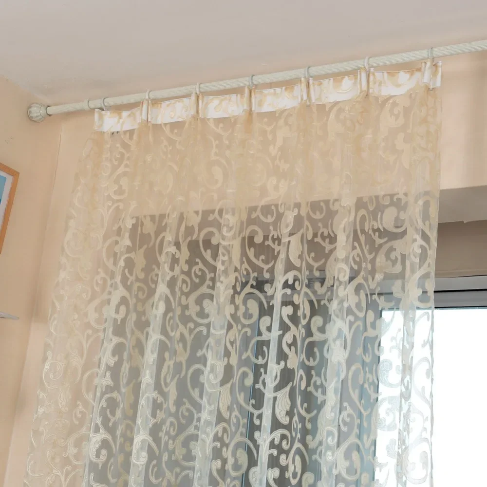 NAPEARL 유럽 스타일 자카드 얇은 명주 그물 커튼 - Yarn Home Decor 리뷰 및 가격