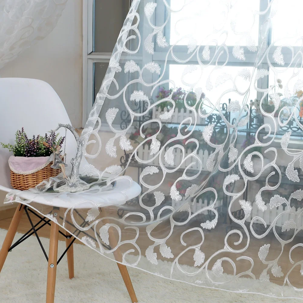 NAPEARL 유럽 스타일 자카드 얇은 명주 그물 커튼 - Yarn Home Decor 리뷰 및 가격