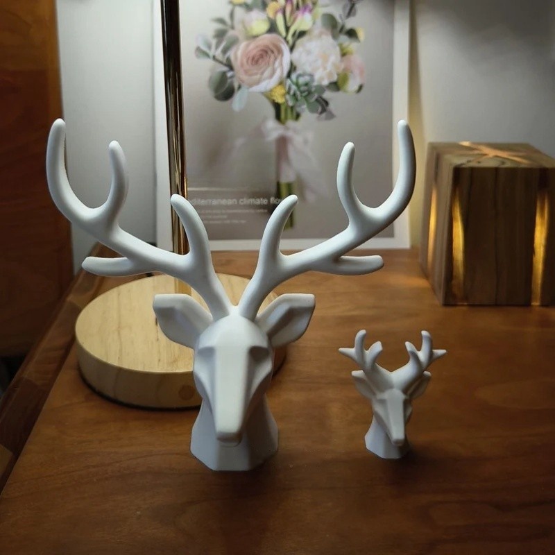 2 조각 사슴 뿔 장식 실리콘 몰드 DIY 석고 보석  - Home Decor Handicraft 리뷰 및 가격