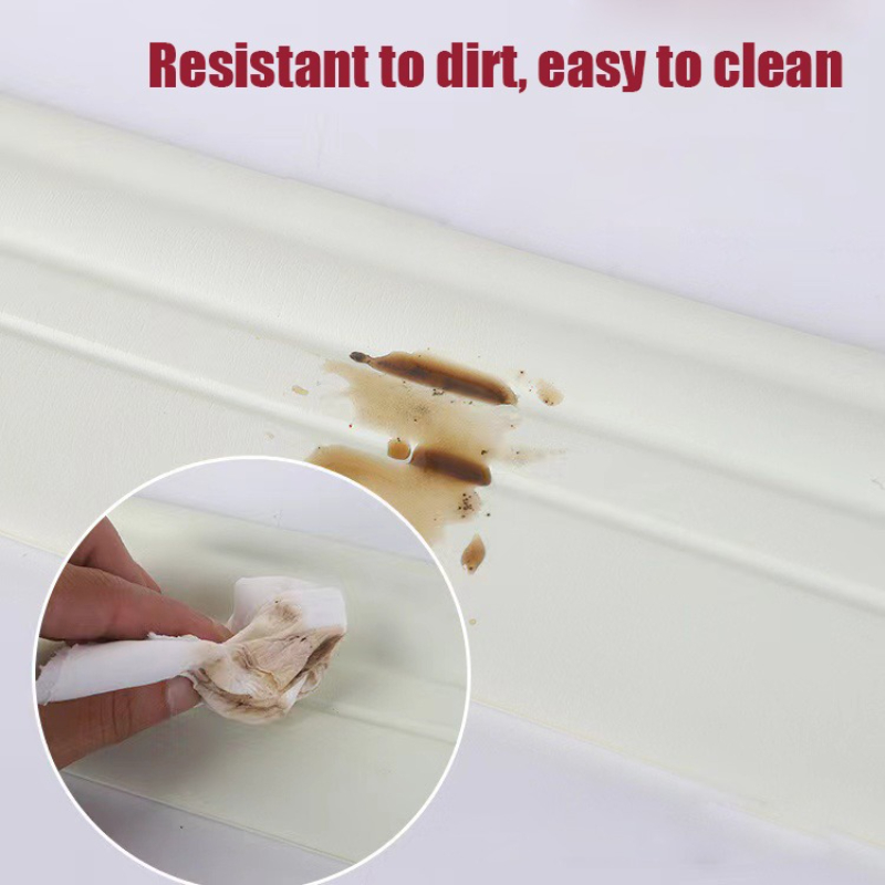 5M 자가 접착 벽 트림 몰딩 NBR 스커팅 보드 유연 - Home Decor Wall Molding 리뷰 및 가격