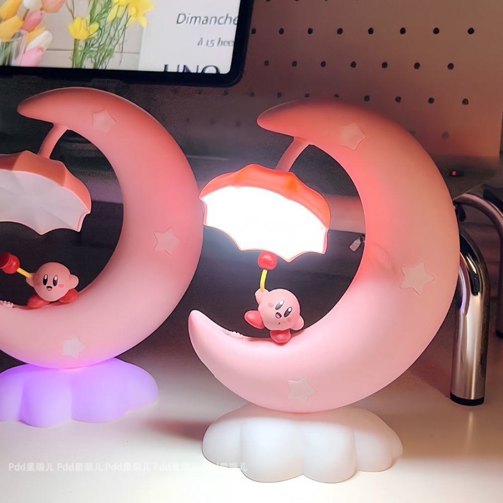 귀여운 커비 달빛 무드등, 카와이 침실 침대 옆 램프, - Home Decor Online 리뷰 및 가격
