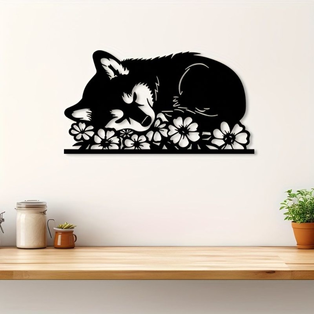 시바 이누 금속 벽 장식 녹슬지 않는 내후성 2D 평면 - Home Decor Wall Panels 리뷰 및 가격