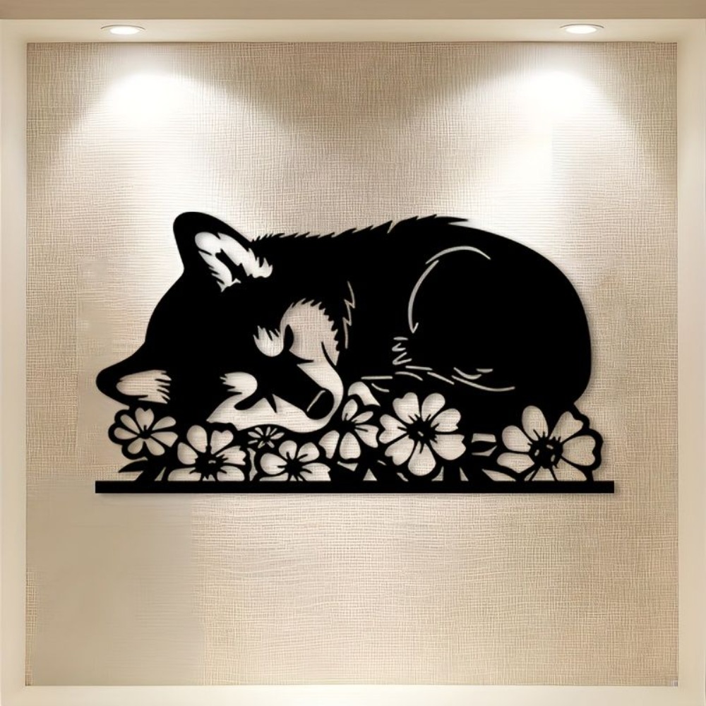 시바 이누 금속 벽 장식 녹슬지 않는 내후성 2D 평면 - Home Decor Wall Panels 리뷰 및 가격