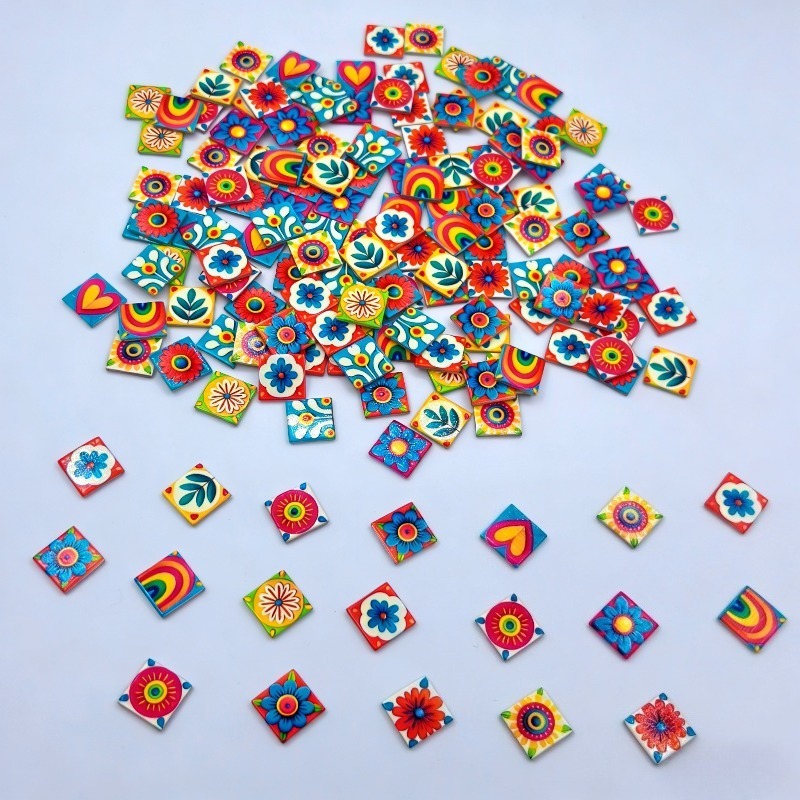 DIY 녹이는 유리 모자이크 장식 조각품 1팩당 150 - Home Decor Handicraft 리뷰 및 가격