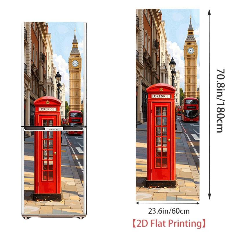[23.62×70.87 인치] 런던 거리 풍경 테마 주 - Home Decor London 리뷰 및 가격
