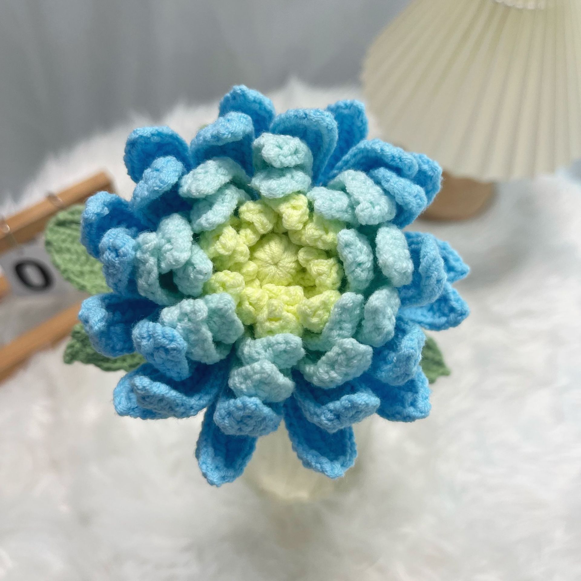 다알리아 완제품 수제 꽃다발 홈 데코 훅 위빙 여자친구 - Yarn Home Decor 리뷰 및 가격