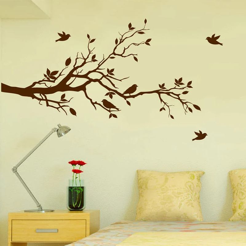 나뭇가지 벽 데칼 러브 버드 비닐 벽 스티커, 가정 보 - Home Decor Vinyl Flooring 리뷰 및 가격