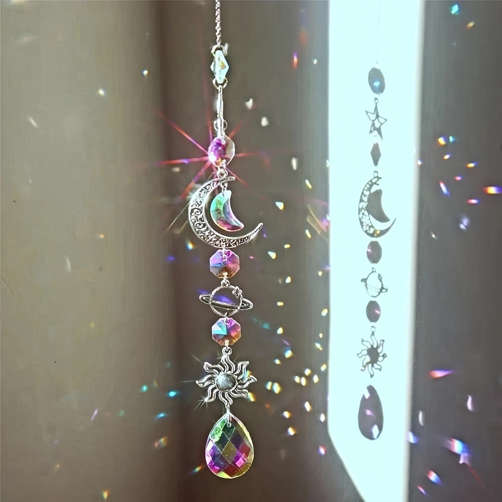 크리스탈 선 리치 선캐쳐 벚꽃 달 창문 프리즘 라이트  - Crystal Sun Catcher 리뷰 및 가격