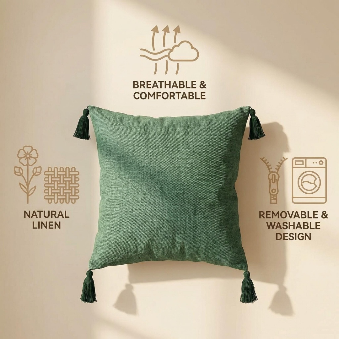 홈 노르딕 텍스처 원사염색 추상 자카드 면과 린넨 베개 - Yarn Home Decor 리뷰 및 가격