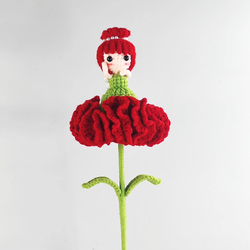수제 크로셰 카네이션 요정 홈 장식 가짜 꽃 장식 훅  - Yarn Home Decor 리뷰 및 가격