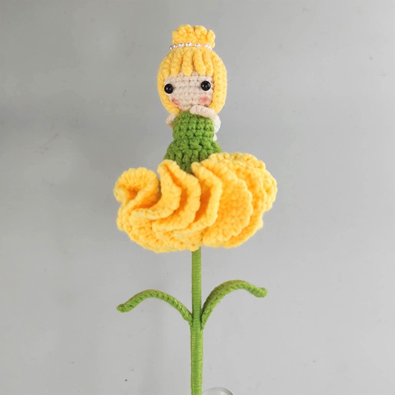 수제 크로셰 카네이션 요정 홈 장식 가짜 꽃 장식 훅  - Yarn Home Decor 리뷰 및 가격
