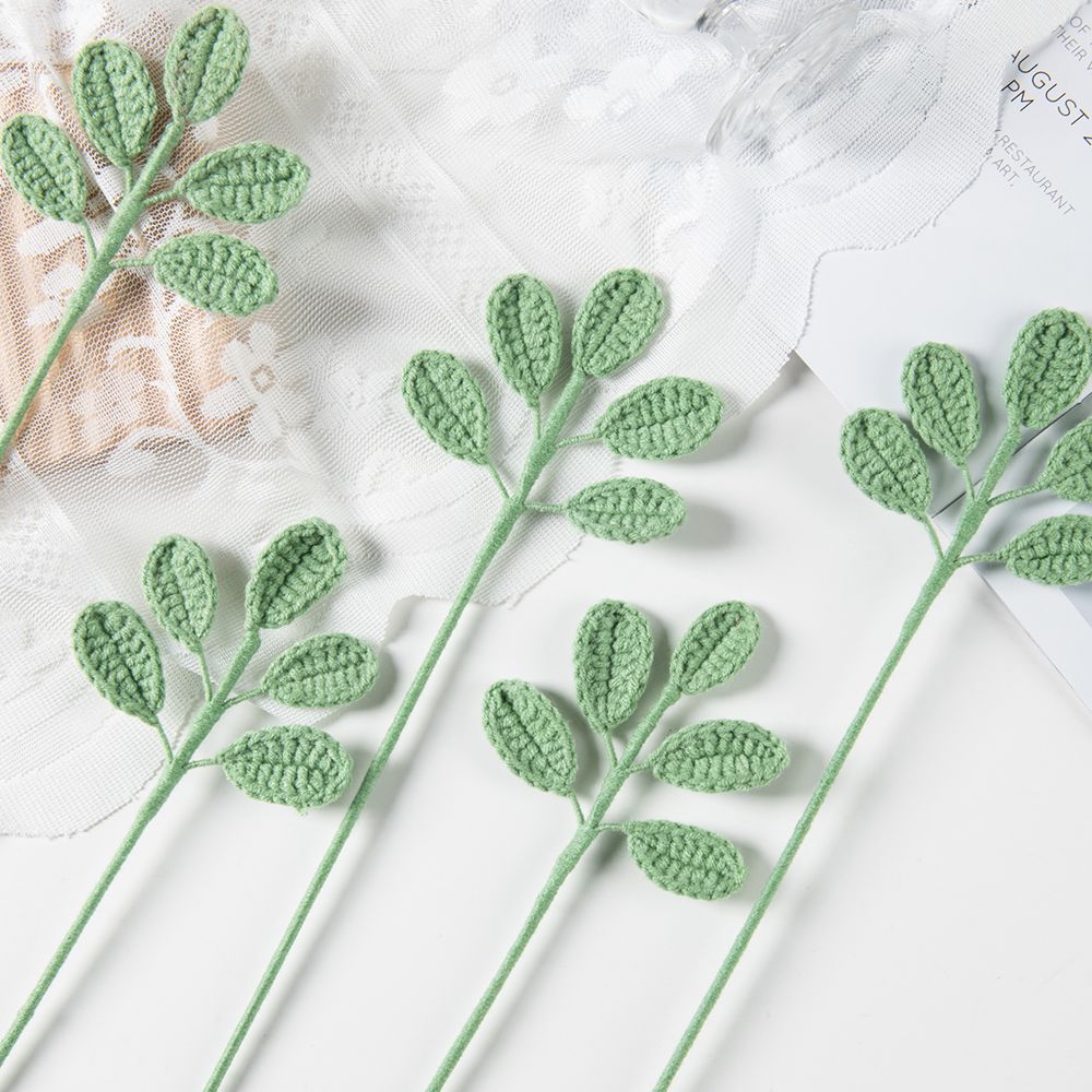 수제 크로셰 실로 만든 녹색 잎 야외 정원 아치 발렌타 - Yarn Home Decor 리뷰 및 가격