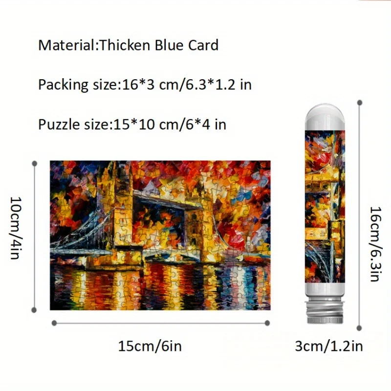 150pcs 미니 테스트 튜브 퍼즐 런던 Biridge - Home Decor London 리뷰 및 가격