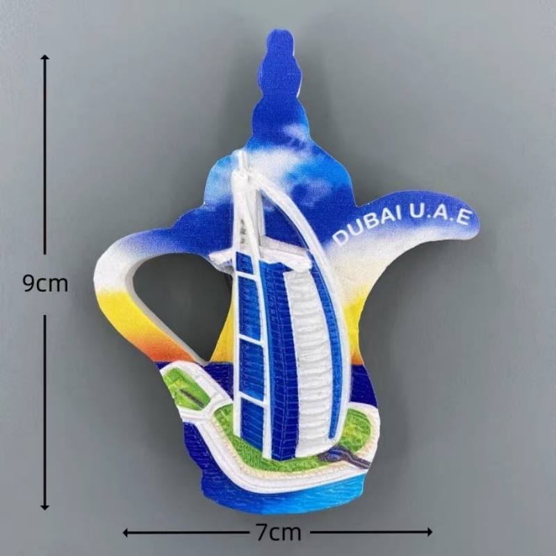 UAE 두바이 3D 핸드페인팅 레진 냉장고 자석 관광  - Home Decor Uae 리뷰 및 가격