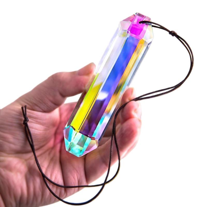 인공 다채로운 크리스탈 펜던트 프리즘 선캐쳐 레인보우  - Crystal Sun Catcher 리뷰 및 가격