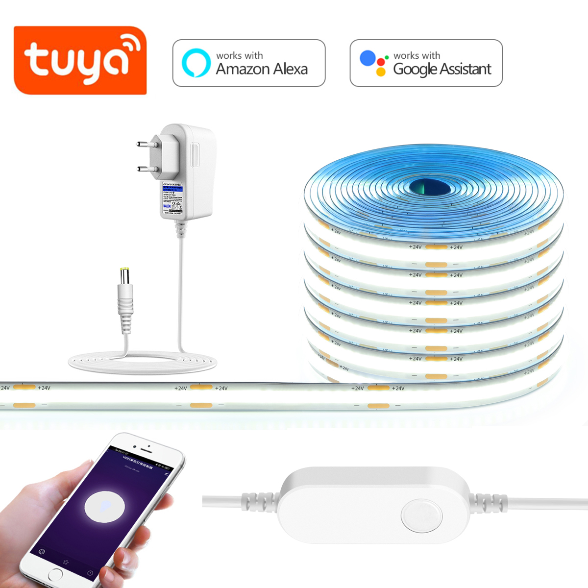 3M 5M 10M 24V COB LED 스트립 라이트  - Home Decor Free App 리뷰 및 가격