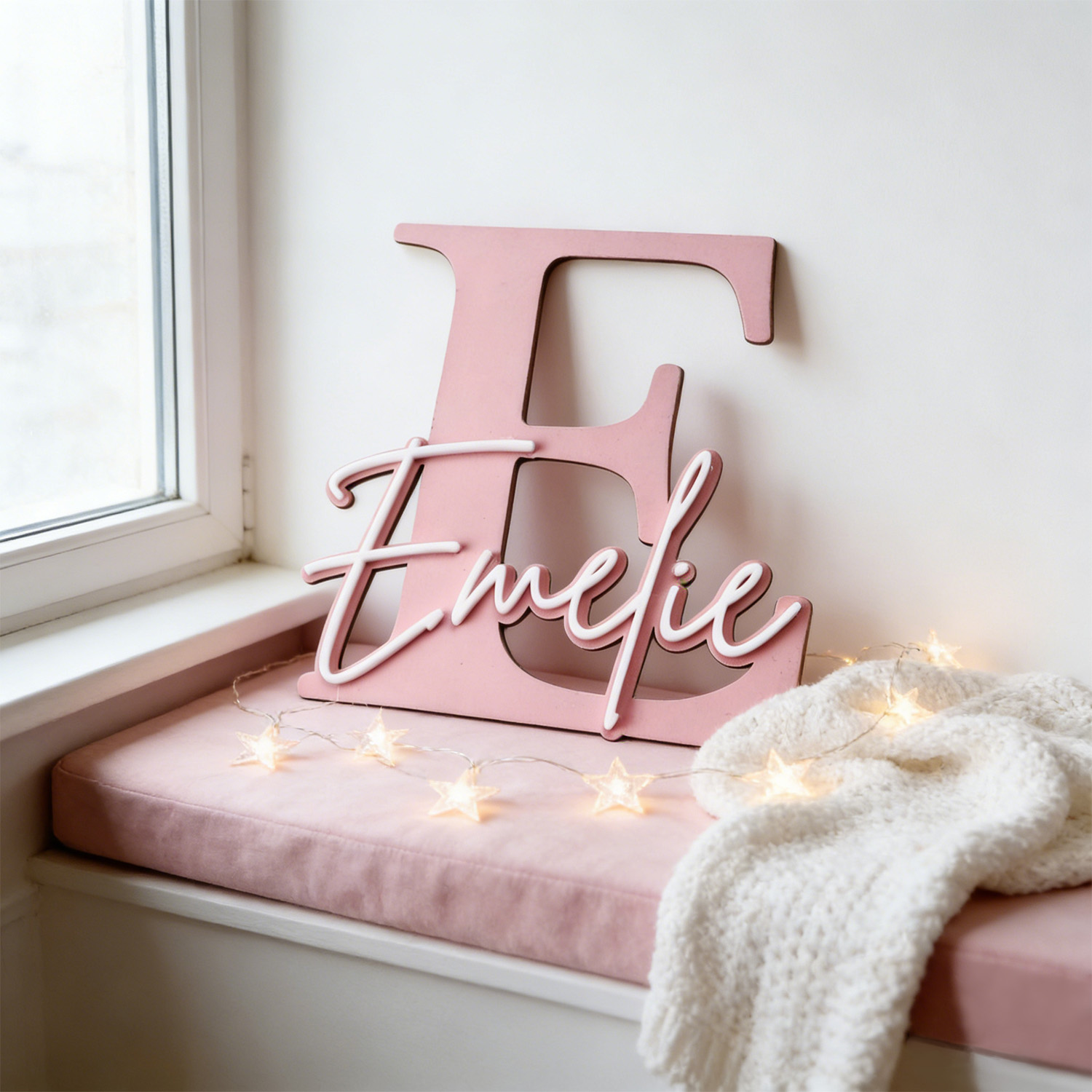 1pc 더블 레이어 나무 이름 장식 명판, 맞춤형 내용 - Home Decor Xmas 리뷰 및 가격