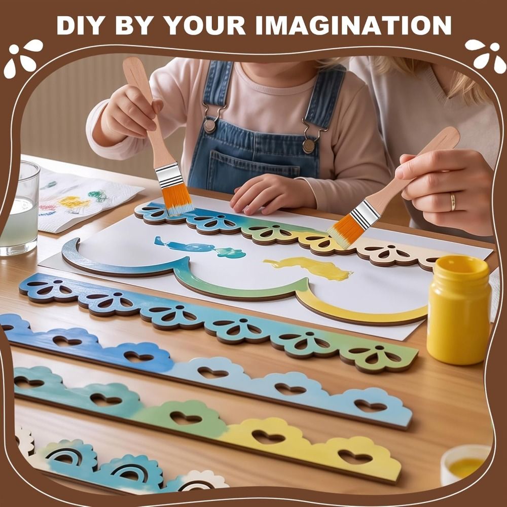 5개입 휴대용 스테인 가능 장식용 목재 트림 DIY 페 - Home Decor Wall Molding 리뷰 및 가격