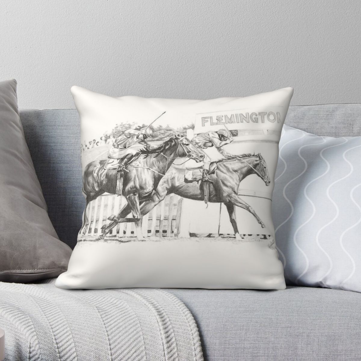 멜버른 컵 드레싱 베개 커버, 폴리에스터 린넨 벨벳 패 - Home Decor Melbourne 리뷰 및 가격