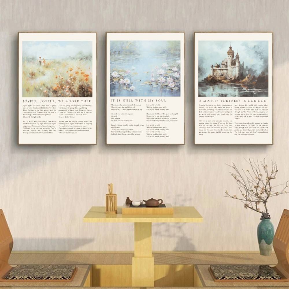 기독교 찬송가 포스터 어메이징 그레이스 올드 러기드 크 - Home Decor How To 리뷰 및 가격